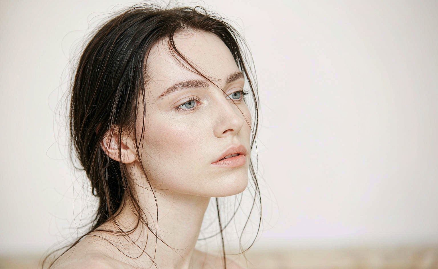 Calm, serene, clear healthy skin