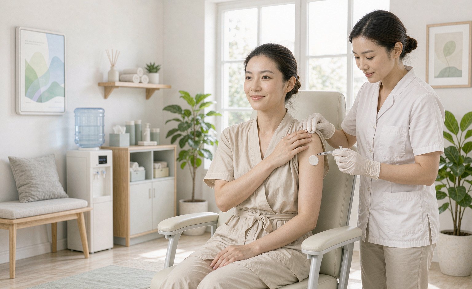 A gentle, targeted intramuscular dose
